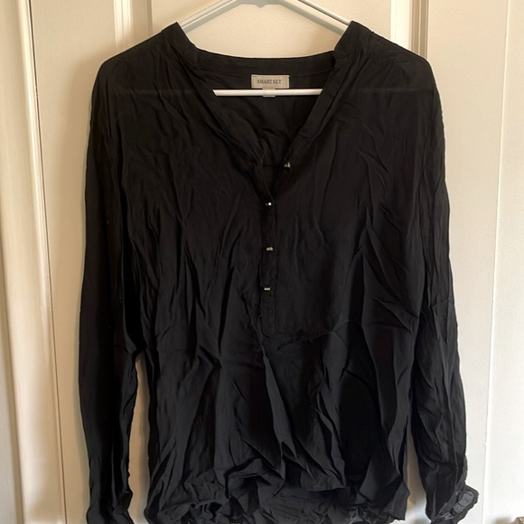 Smart set size large black tunic - Picture 1 of 2